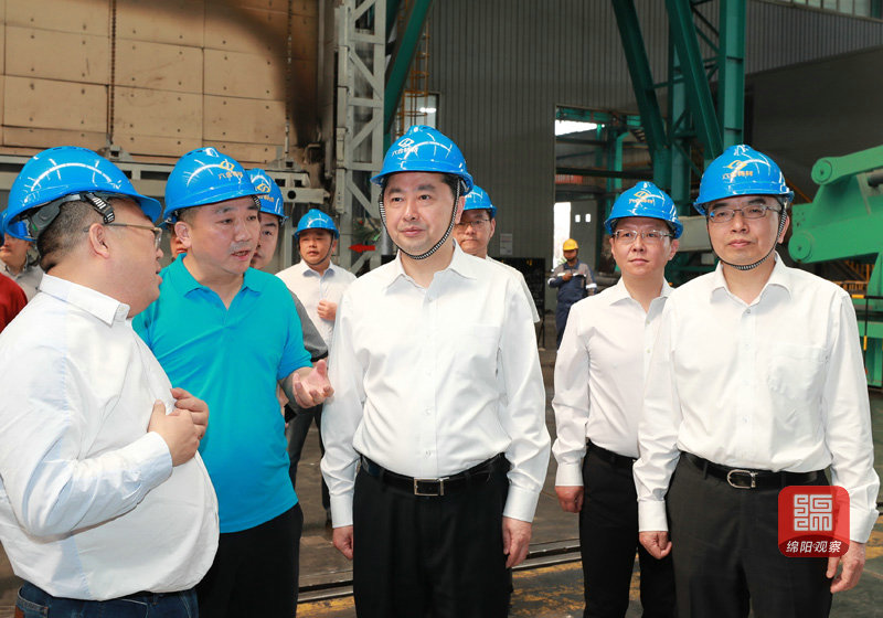 2021年5月9日 羅增斌在六合特殊鋼廠調研（記者 賴杰 攝）.JPG